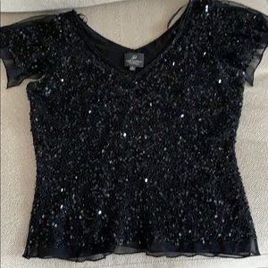 Sequin dressy top